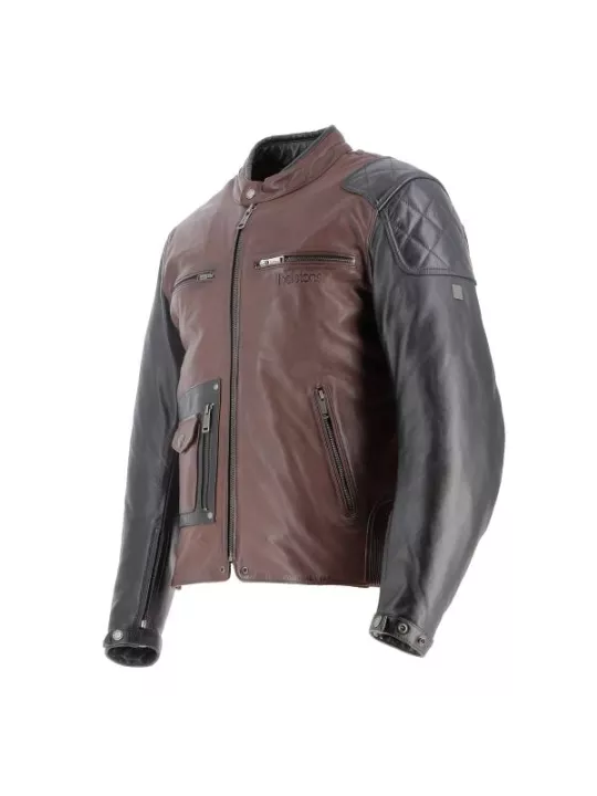 Blouson Johnson Cuir Rag - Helstons