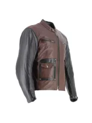 Blouson Johnson Cuir Rag - Helstons