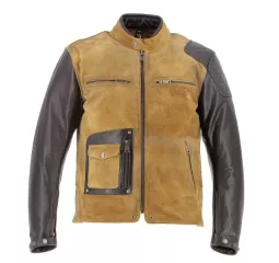 Johnson Leather Rag/Suede Jacket - Helstons