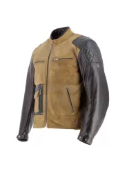 Blouson Johnson Cuir Rag/Suede - Helstons