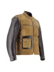 Blouson Johnson Cuir Rag/Suede - Helstons