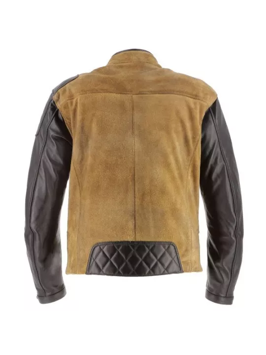Blouson Johnson Cuir Rag/Suede - Helstons