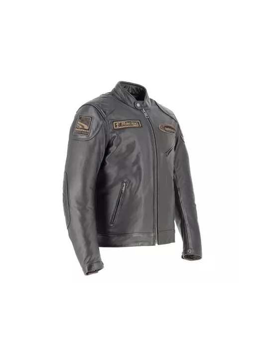 Blouson Trevor Cuir Rag - Helstons