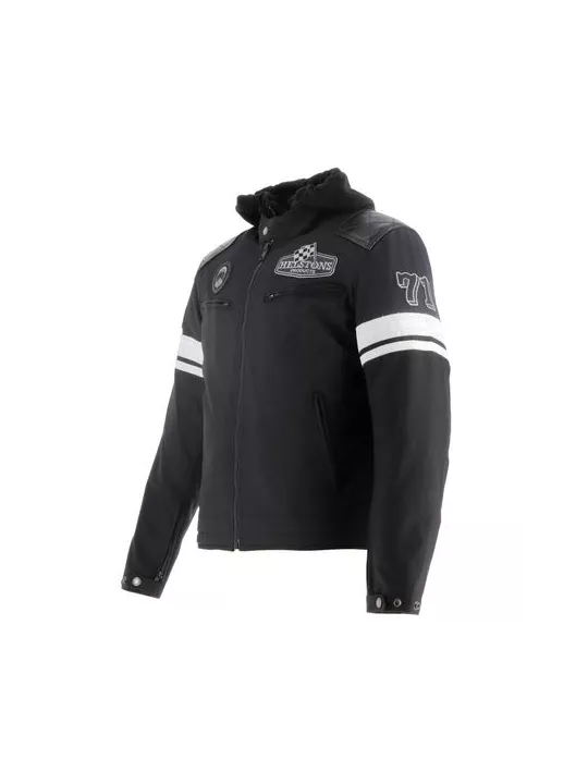Blouson Revolte Tissu Technique/Cuir - Helstons
