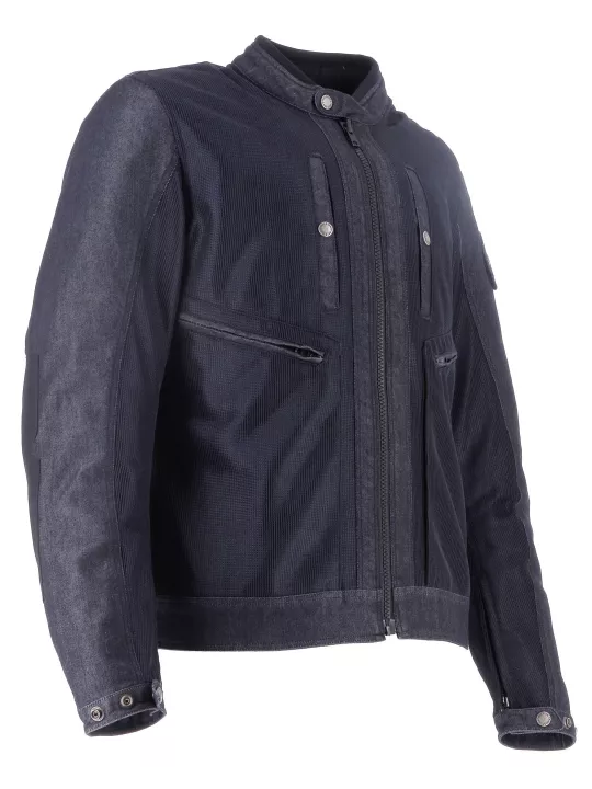 Blouson Raid Air Coton Denim/Mesh - Helstons