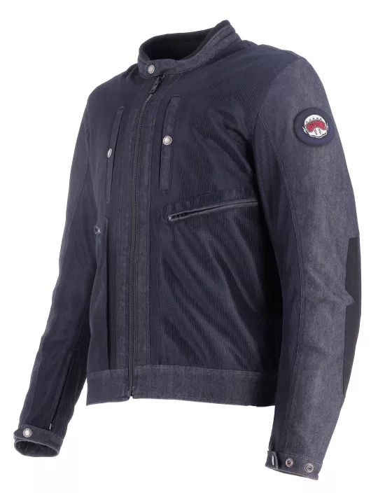 Blouson Raid Air Coton Denim/Mesh - Helstons