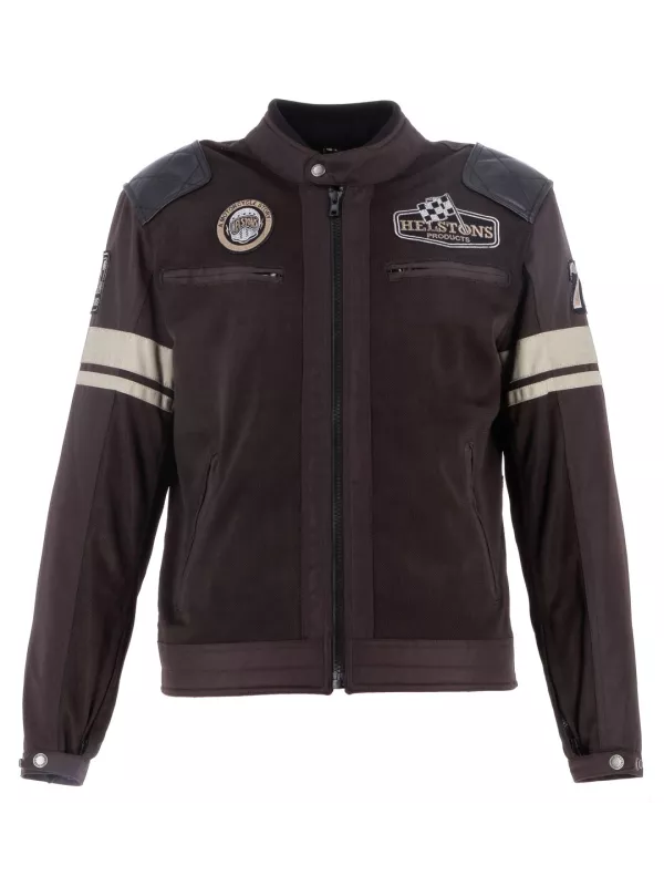 Blouson Revolte Air Tissu Mesh/Cuir - Helstons