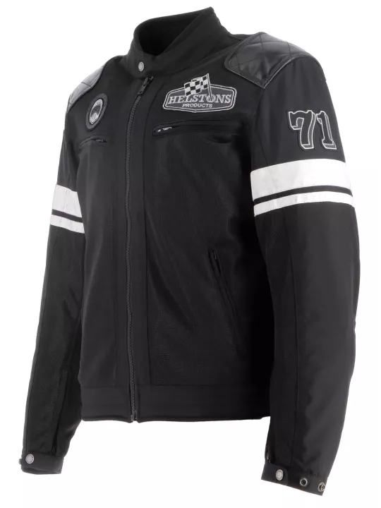 Blouson Revolte Air Tissu Mesh/Cuir - Helstons
