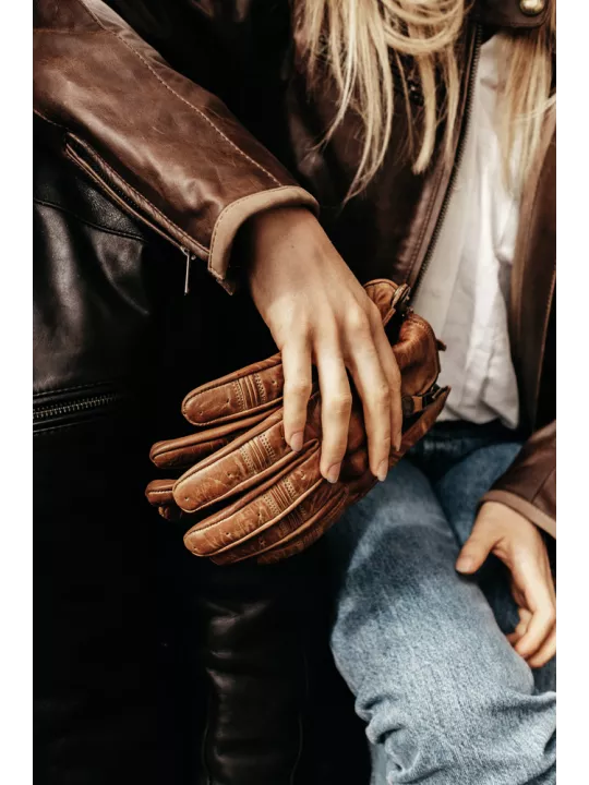 Gants Original Driver - Le Lady Bobber Camel