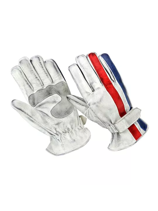 Gants Original Driver - Nation Blanc Bleu Rouge