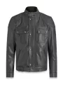 Blouson Brooklands Cuir Granite Grey - Belstaff