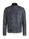 Blouson Brooklands Cuir Insignia Blue - Belstaff