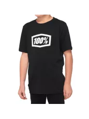 T-Shirt Enfant Icon Noir - 100%