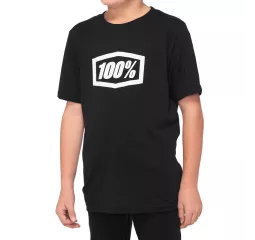 T-Shirt Enfant Icon Noir - 100%