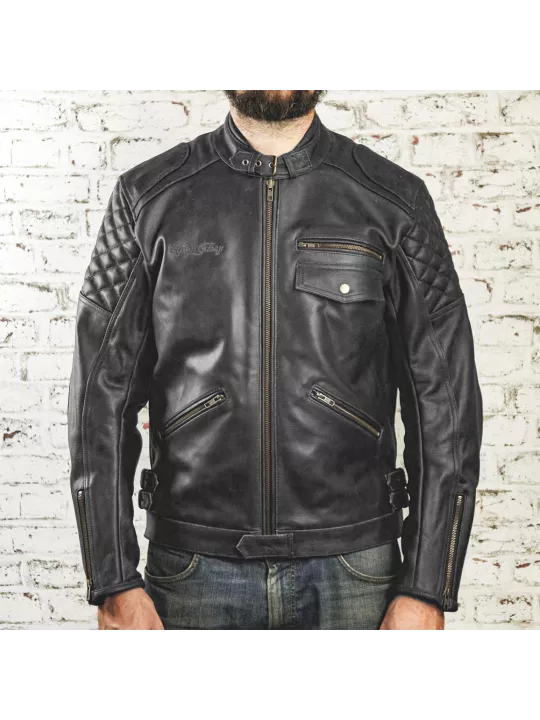 Blouson Kingpin Ce Leather Jacket - Age Of Glory