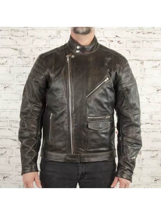 Blouson Rocker Ce Leather Jacket - Age Of Glory