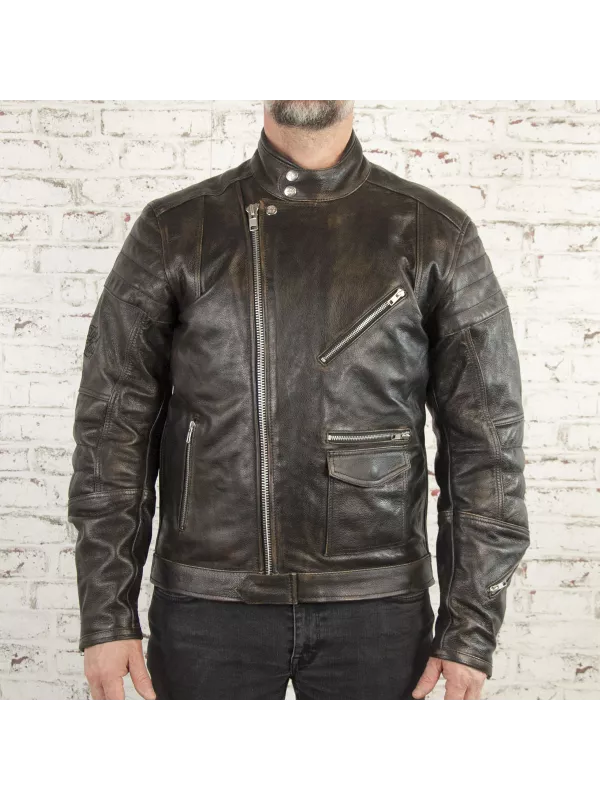 Blouson Rocker Ce Leather Jacket - Age Of Glory
