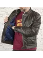 Blouson Rocker Ce Leather Jacket - Age Of Glory