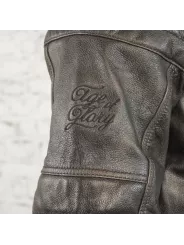 Blouson Rocker Ce Leather Jacket - Age Of Glory