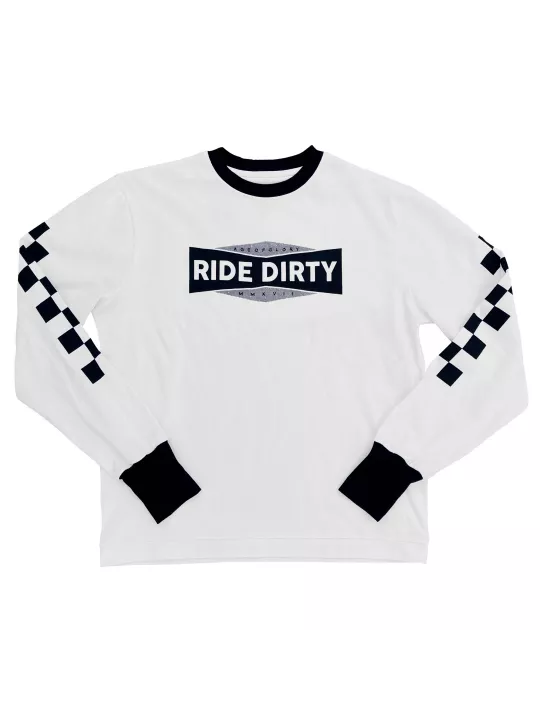 T-Shirt Manche Longue Dirty Checkers Ls Tee - Age Of Glory