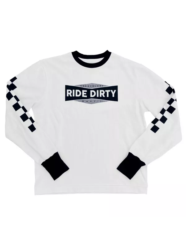 T-Shirt Manche Longue Dirty Checkers Ls Tee - Age Of Glory