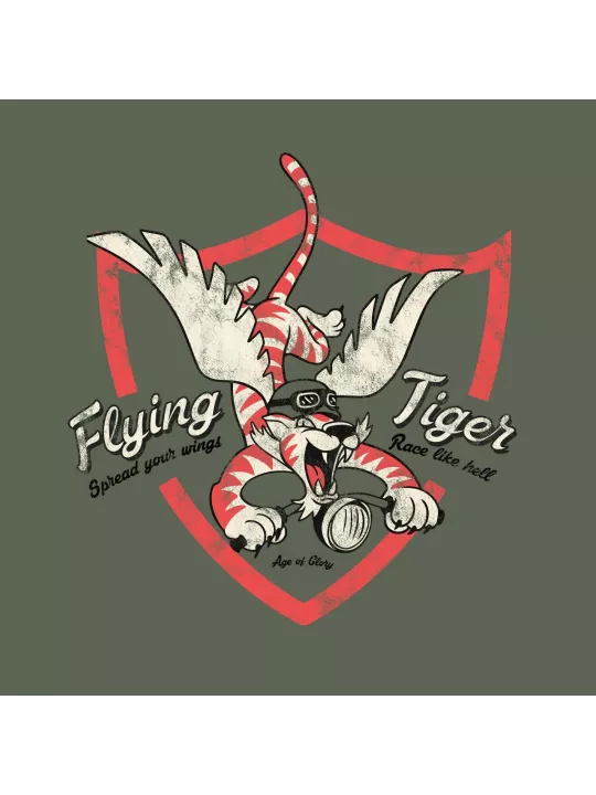 Flying Tiger T-Shirt Tee - Age Of Glory