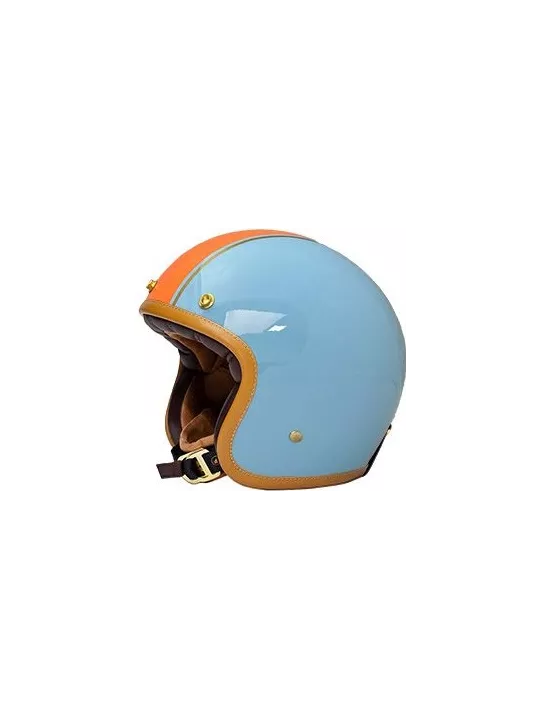 Casque Jet The Classic - Mârkö (Blue/Orange)