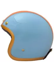 Casco Jet The Classic - Mârkö (blu/arancio)