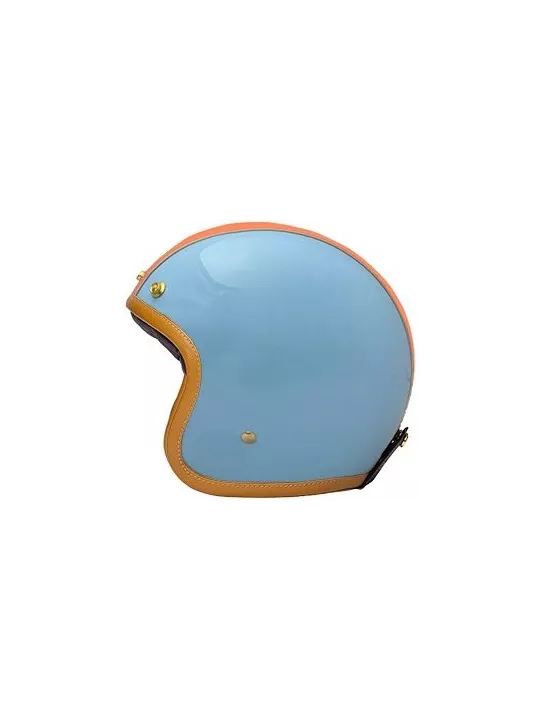 Casque Jet The Classic - Mârkö (Blue/Orange)