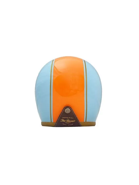 Casque Jet The Classic - Mârkö (Blue/Orange)
