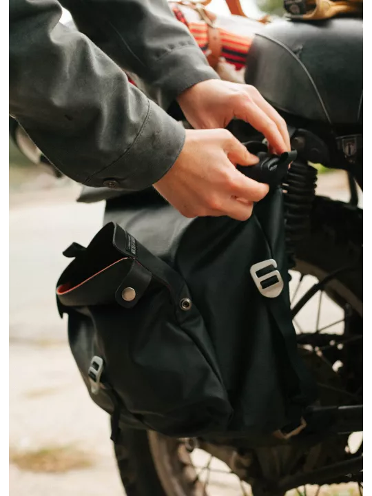 Sac Moto Pannier - Iron And Resin