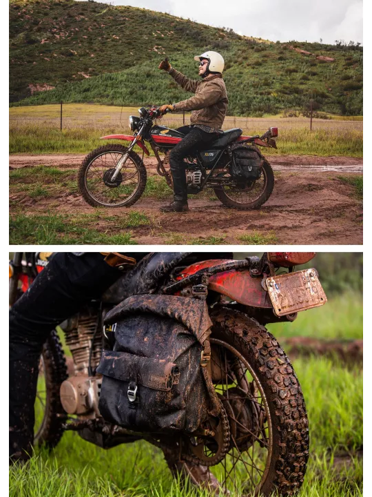 Sac Moto Pannier - Iron And Resin