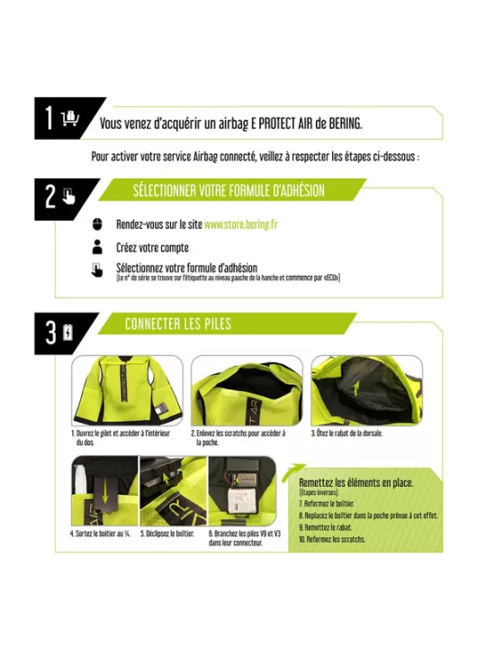 Gilet Airbag E-Protect Air - Bering