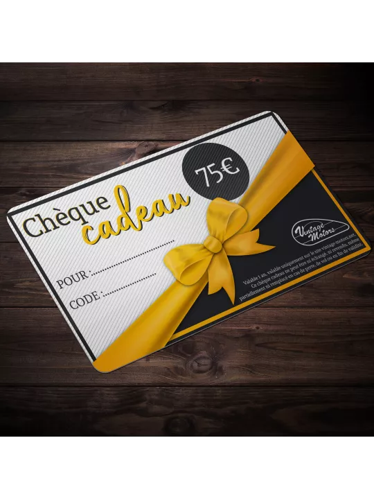 Chèque Cadeau Vintage Motors 75€