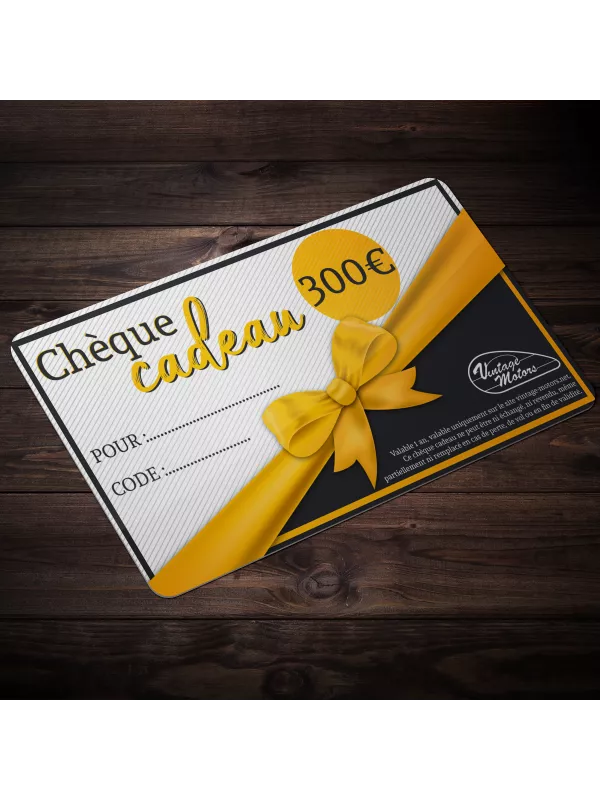 Chèque Cadeau Vintage Motors 300€