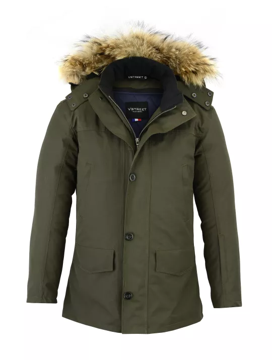 Casaco V-Street Alaska Jacket Kaki