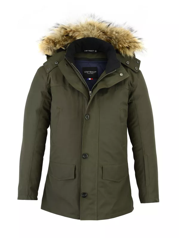 Casaco V-Street Alaska Jacket Kaki