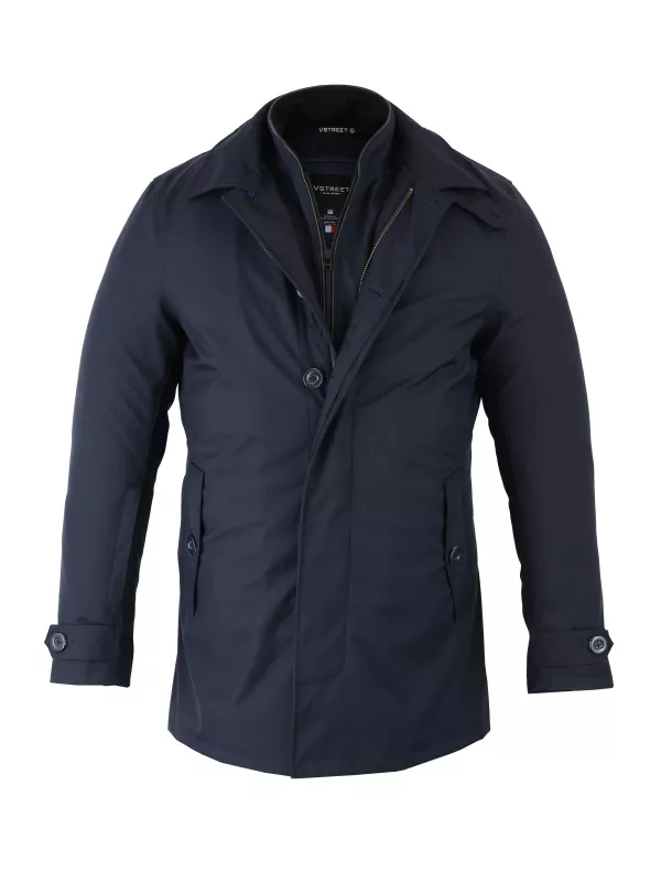 Veste Vstreet Trench Coat Bleue
