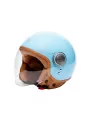 Casque Moto Jet Vintage Elements -Mârkö Blue