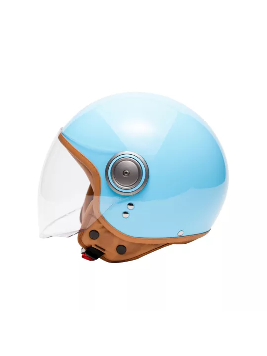 Vintage Jet Motorradhelm Elements -Mârkö Blue