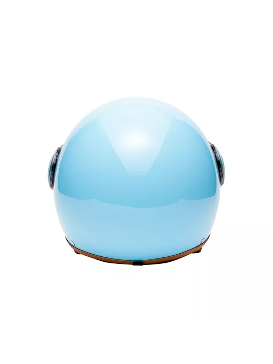 Vintage casco de moto Jet ELEMENTOS -MÂRKÖ AZUL