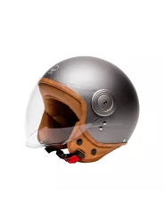 Vintage casco de moto Jet ELEMENTOS MAT TITAN -MÂRKÖ