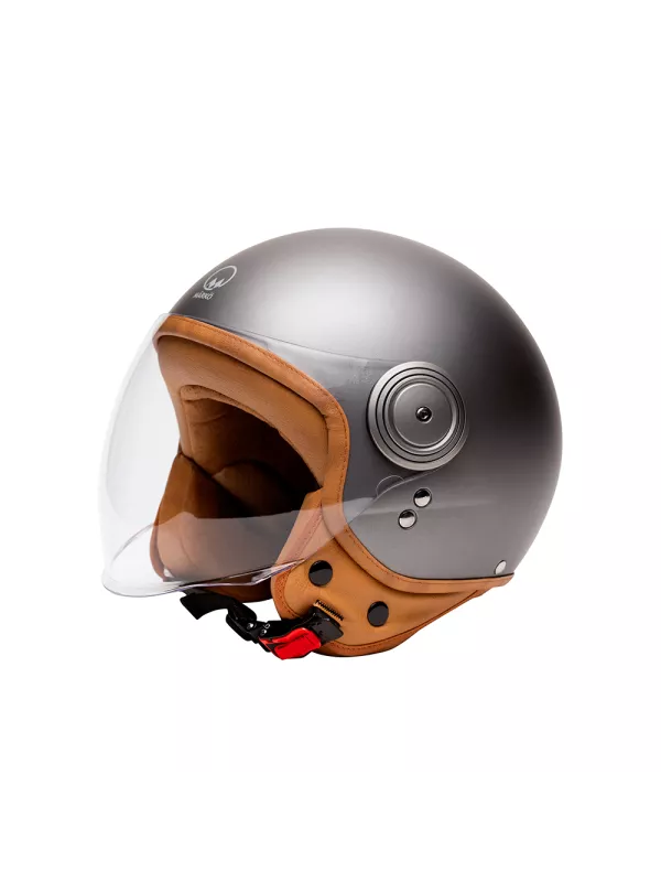 Casque Moto Jet Vintage Elements -Mârkö Titan Mat