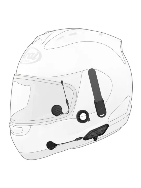10U For ARAI Full Face Helmet - Sena