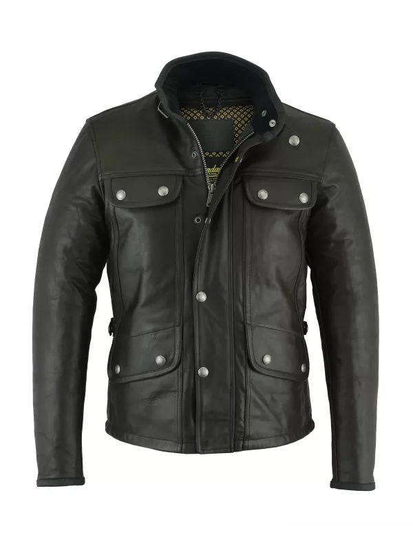 Le Monte Carlo Lederjacke (Schwarz) - Original Driver