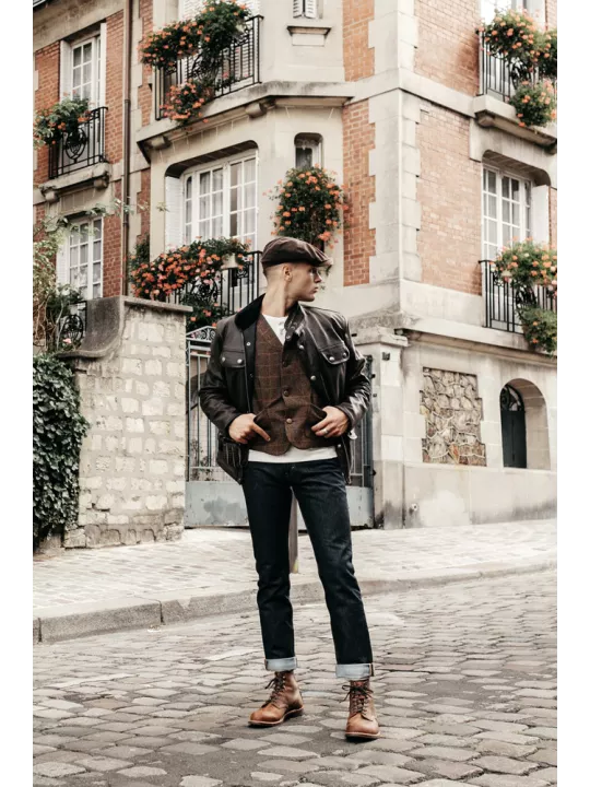 CHAQUETA DE CUERO MONTECARLO (Negro) - Controlador original