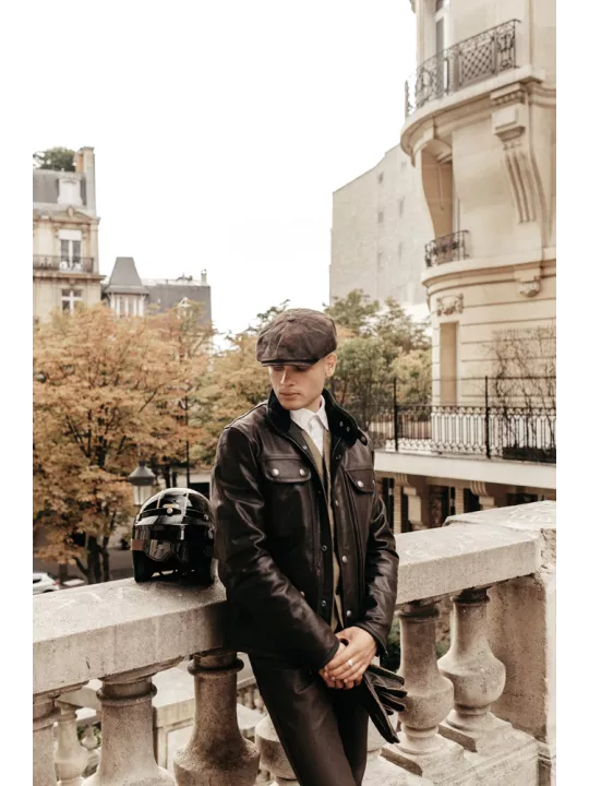 CHAQUETA DE CUERO MONTECARLO (Negro) - Controlador original