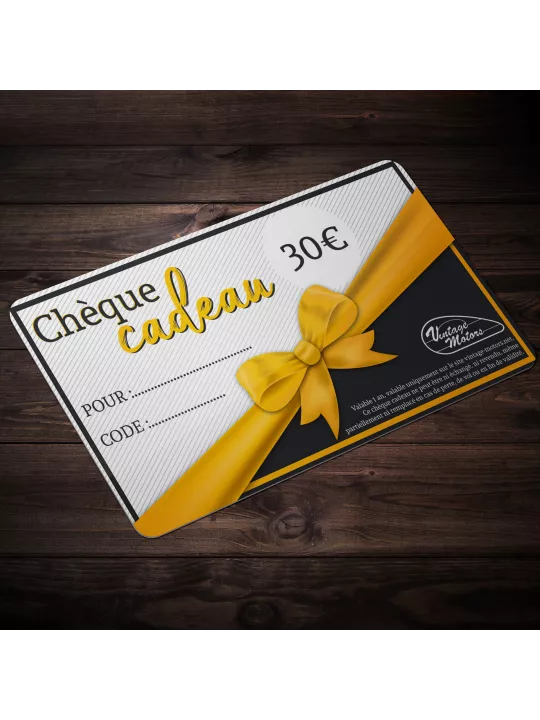Chèque Cadeau Vintage Motors 30€
