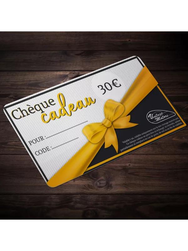 Chèque Cadeau Vintage Motors 30€