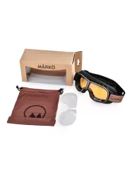 Maske B3 Goggle Replica - Mârkö (Schwarz)
